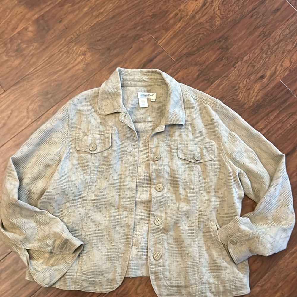 Coldwater Creek Large 53% Linen 47%Cotton - image 1